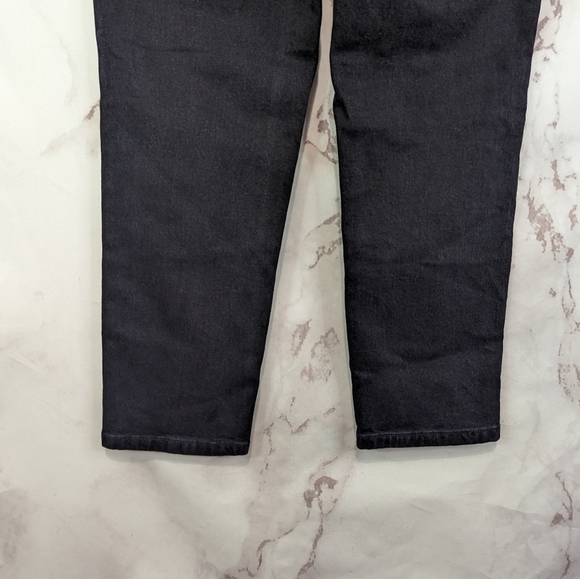 Everlane Jean The Original Cheeky Straight High Rise Coal Black Zip Denim - Picture 8 of 14